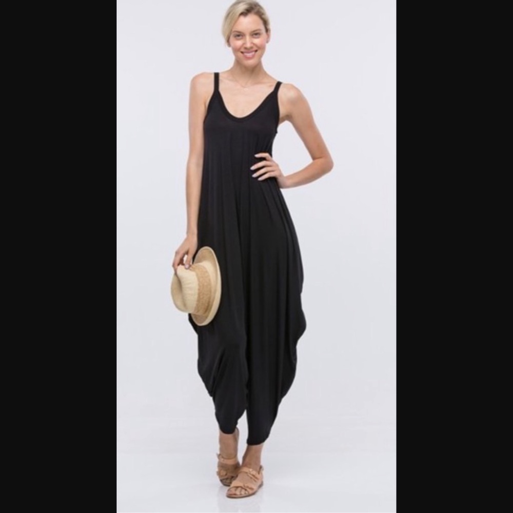 Last 1! Harem Style Jumpsuit w Pockets FINAL PRICE - Picture 4 of 6